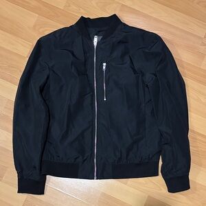Black H&M Bomber Jacket, men’s medium
